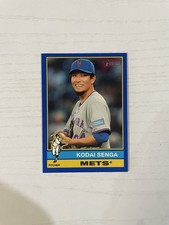 Kodai Senga 2025 Topps Heritage Blue Border High Number SP