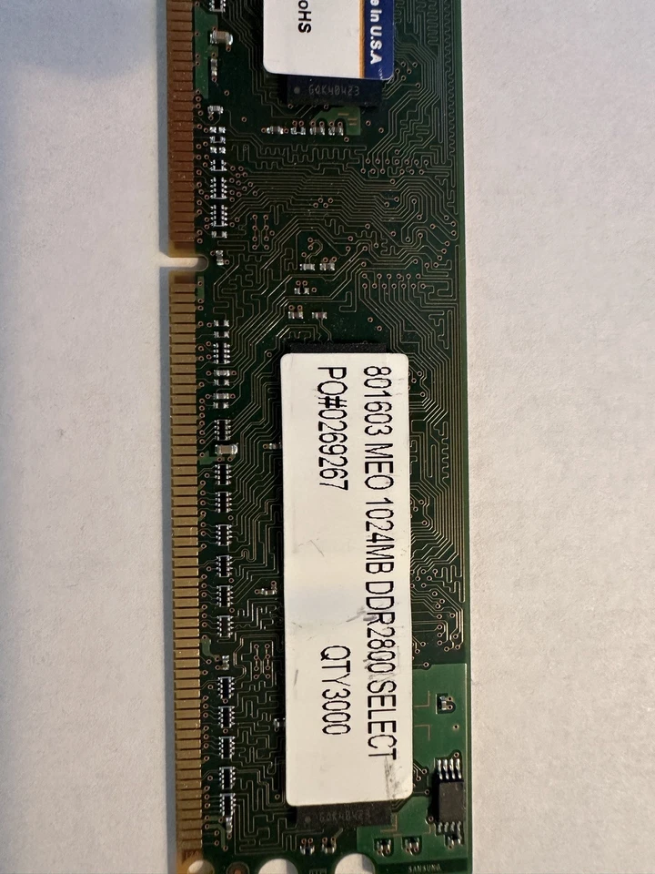 SUPER TALENT T800UB1GV 1GB 64X8 DDR2 PC6400 800MHZ 240-PIN PC DESKTOP MEMORY - Image 4 of 4