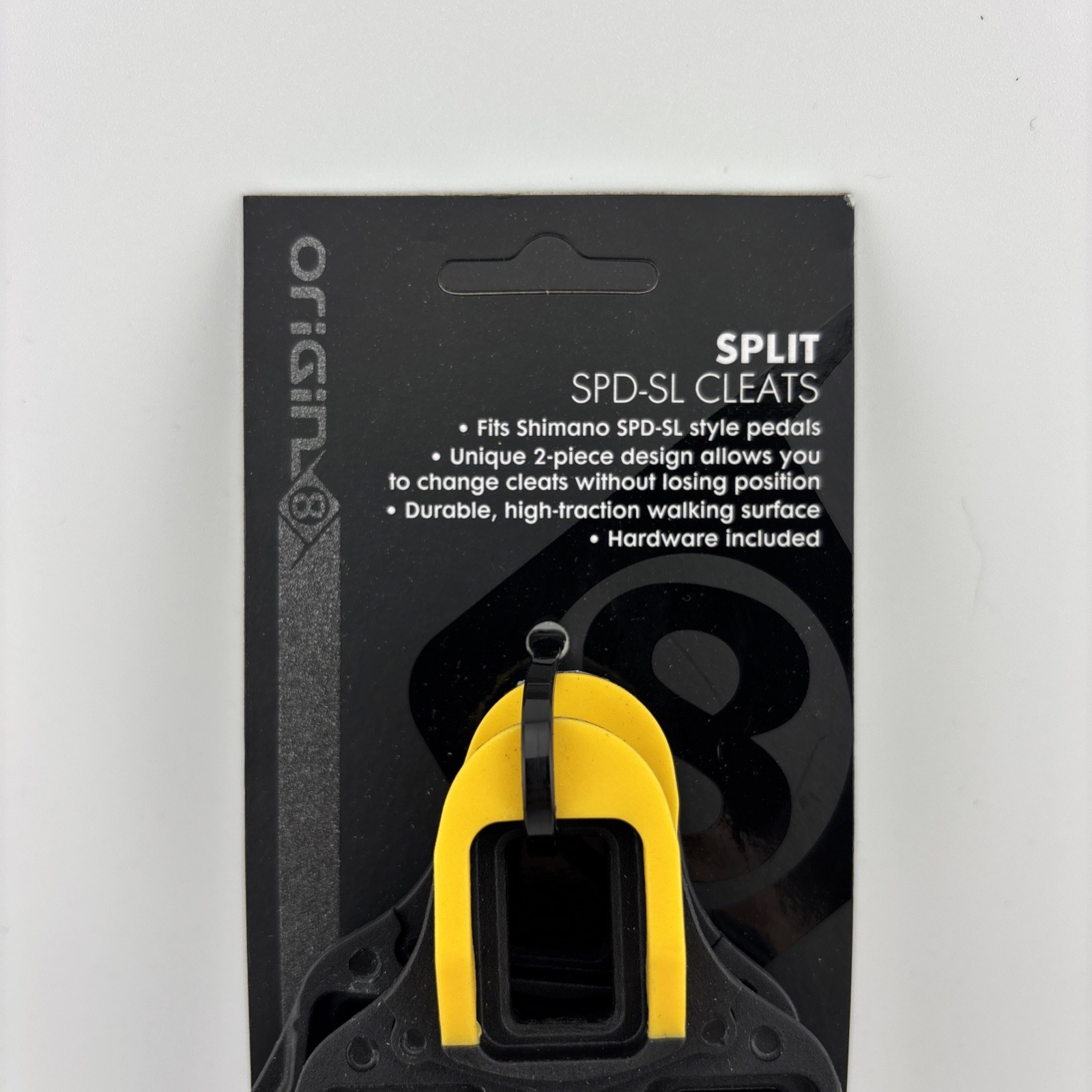 NEW Origin8 SPD-SL 6° Float Cleats for Road Pedals Black/Yellow High Traction