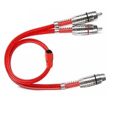 Stetsom RCA Cable Silver Line - Y 2 Male 1 Female