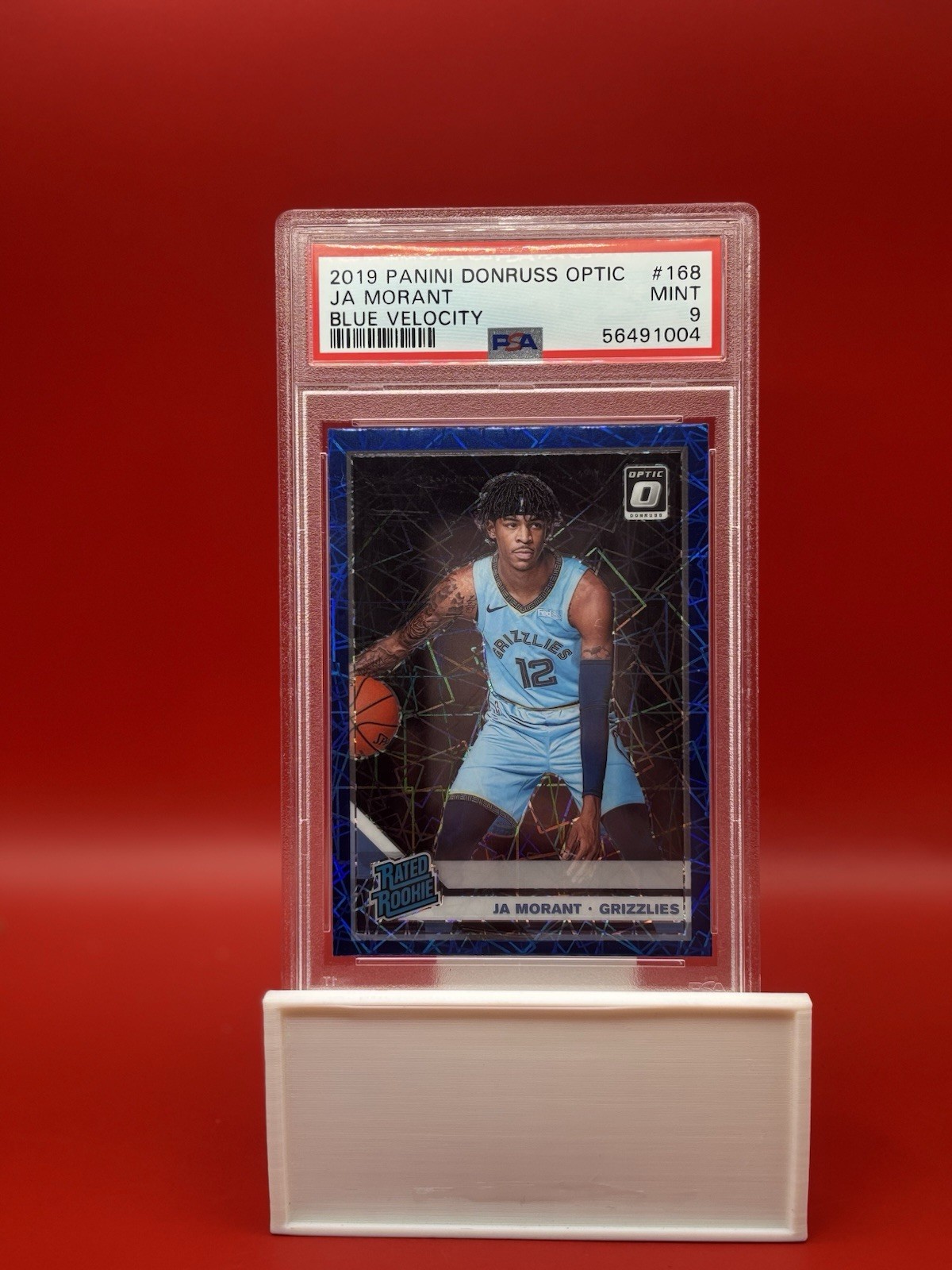 2019-20 Donruss Optic - Rated Rookie Ja Morant #168 Blue Velocity Prizm (RC)