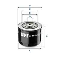Ufi ÖLfilter 23.165.00 FüR Kia Mazda Mitsubishi Porsche