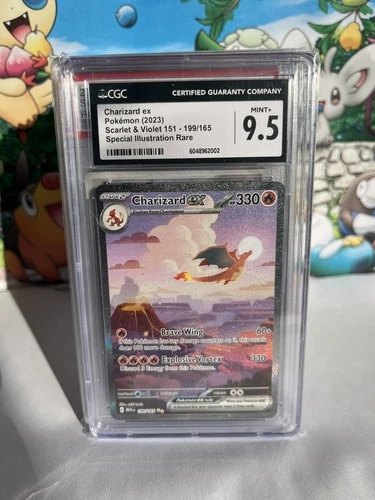 Charizard ex - Special Illustration Rare - Pokemon 151 - CGC 9.5 Mint+ 199/165