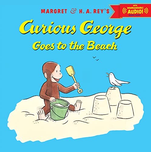 Curious George Goes to the Beach:  With Downloadable Audio by H. A. Rey NEW - Image 3