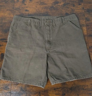 Carhartt Shorts B25 TMB Y2K EUC Leather Patch Size 44