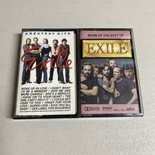 Exile 2 Cassette Lot - Greatest Hits More of The Best of Exile - Play tested