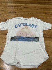 Melanie Martinez Cry Baby Graphic White Men's Short Sleeve Cotton T-Shirt Size L