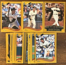 2002 Topps San Francisco Giants Team Set