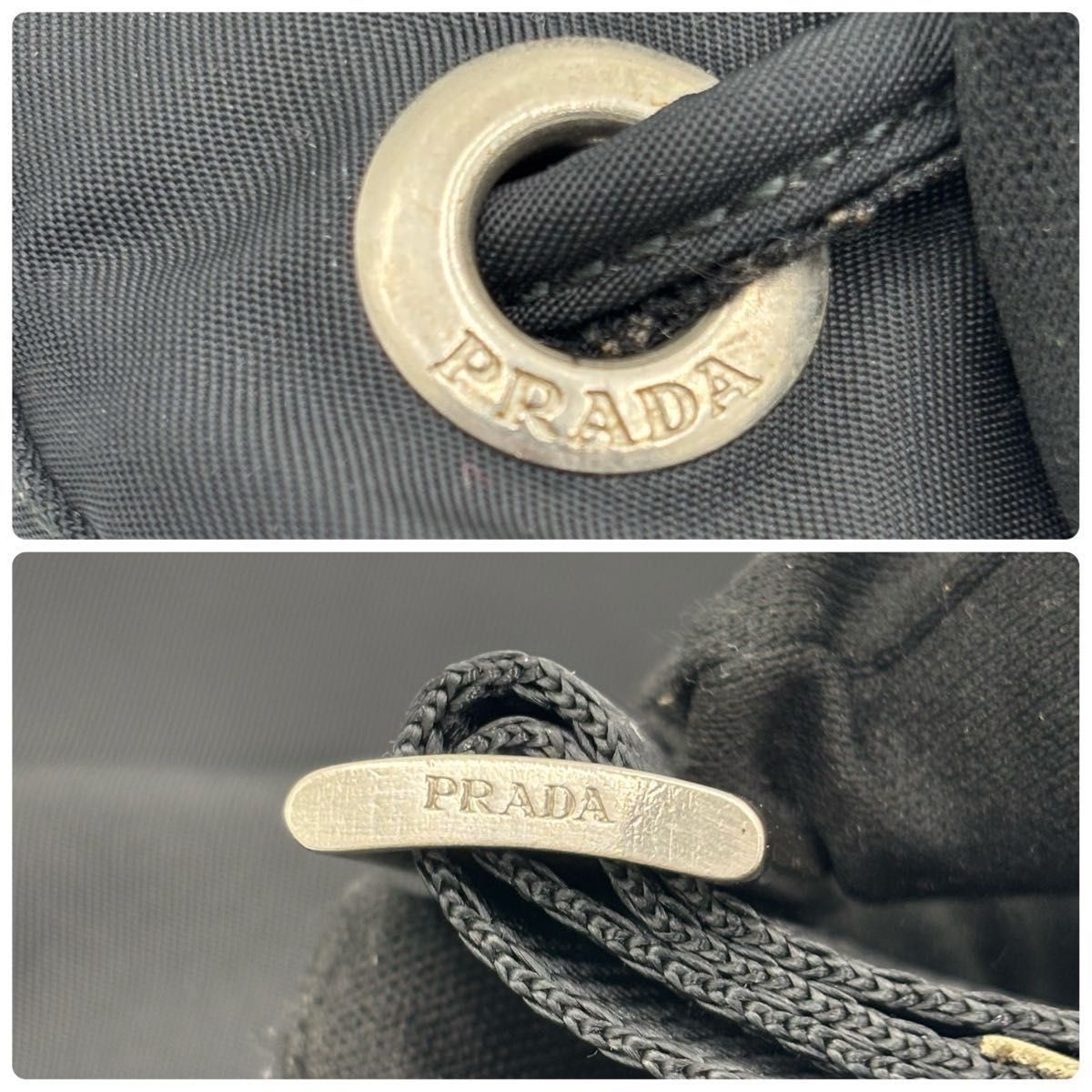 PRADA Nylon Mini Rucksack Backpack Triangle Logo … - image 11