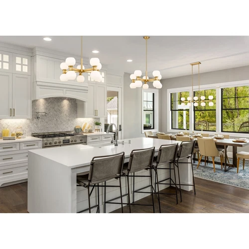 10 Light Chandelier - Picture 3 of 6