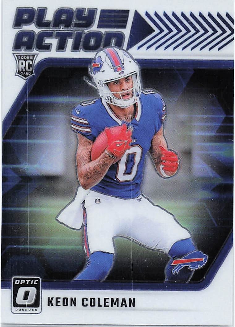 2024 Panini Donruss Optic - Play Action Keon Coleman #5 (RC)
