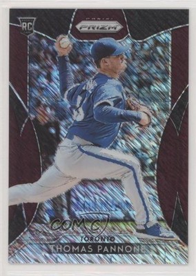 2019 Panini Prizm Tier III Burgundy Shimmer 21/25 Thomas Pannone Rookie RC 0c6