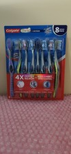 Colgate Total  Whitening Toothbrushes w/360  Polishing Cups -8 Pack