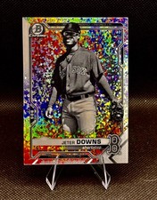 Jeter Downs Black & White Mini Diamonds 2021 Bowman Chrome Prospects #BCP-169