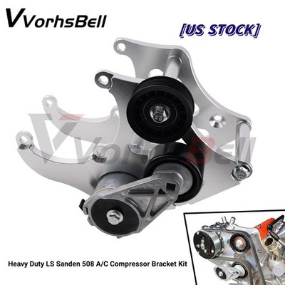 LS A/C Air Conditioner Compressor Bracket Kit for Sanden 508 LS1 LS3 LSX Truck