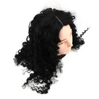 Women Deep Wave Lace Front Wig Synthetic Heat Resistant Deep Curly Wig Black MOY