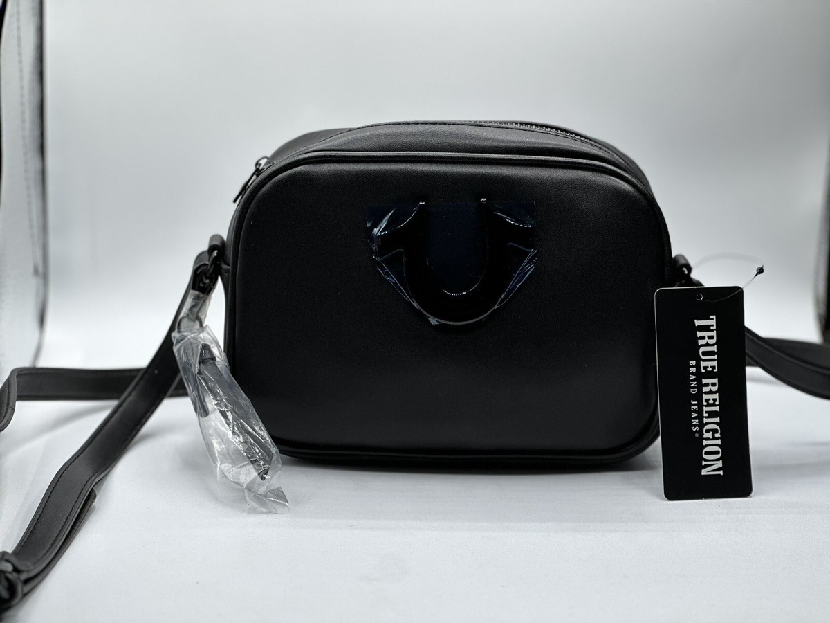 関税送料込★TRUE RELIGION★ロゴ ショルダーバッグ NWT TRUE RELIGION LOGO MINI CROSSBODY BAG PURSE BLACK $85 | eBay