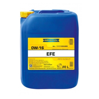 Ravenol Extra Fuel Economy EFE SAE 0W-16 20 L