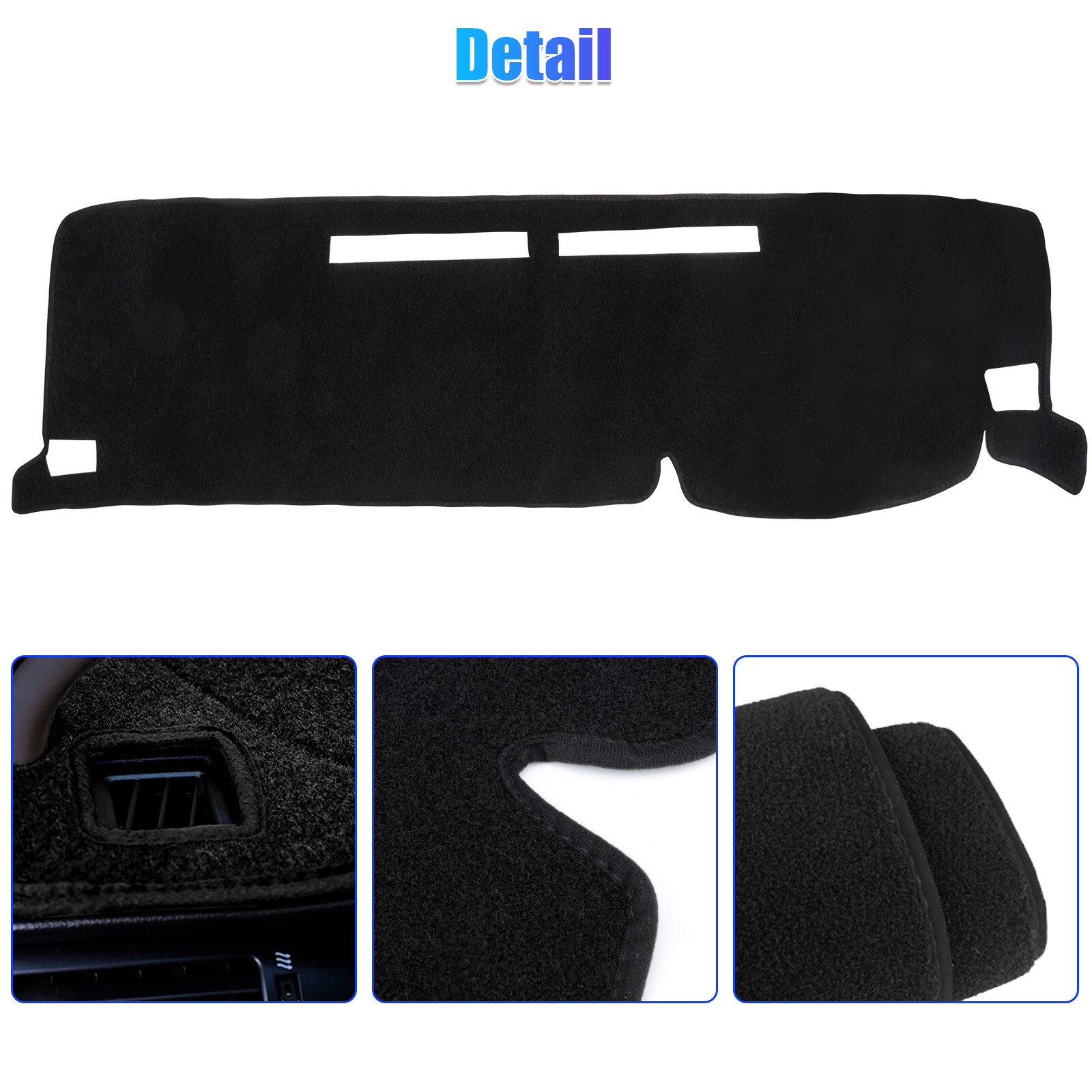 Dashboard Mat Cover Car Interior Pad AntiSlip For Toyota 2016