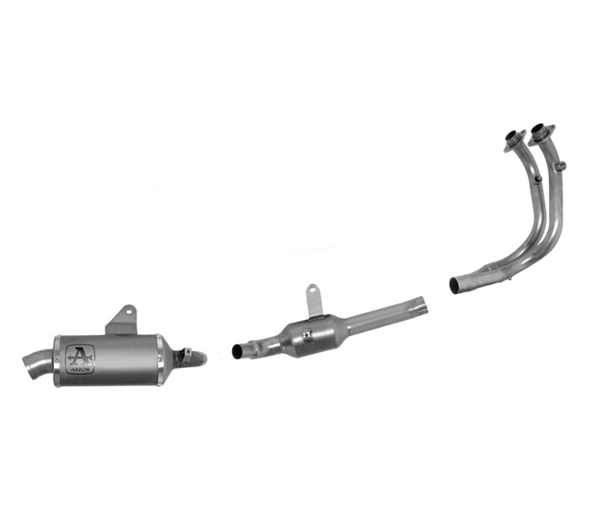 【muro@244】 Full Exhaust Arrow Silencioso Titan Moto Morini X Cape 650