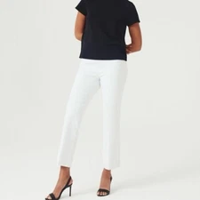SPANX On the Go Kick Flare Pants in Classic White Size XL 20373R