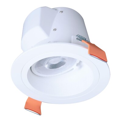 Halo RLS6159FS1EWHDMR 6'' RL Slope Ceiling Direct Mount Recessed LED 4pack