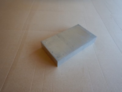 ALUMINIUM STANGE / KNÜPPEL / BLOCK - 150mm x 80mm x 25mm - GRADE 6082 T6 