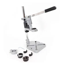 Portable Bench Clamp Drill Press Stand Adjustable Drilling Pedestal Holder Tool