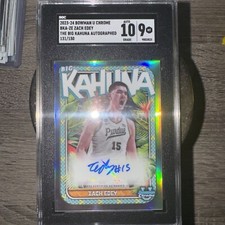 2023-24 Bowman University Chrome - The Big Kahuna Auto  #BKA-ZE Zach Edey (RC)