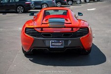 Cars 2015 650s car mclaren orange spider supercar Desk Mat Stitched