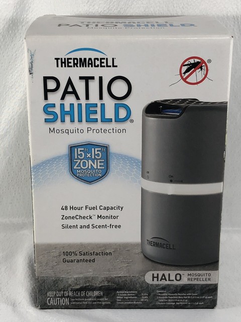 Thermacell Halo Outdoor Patio Shield 15 Zone Insect Mosquito Repeller Slate For Sale Online Ebay