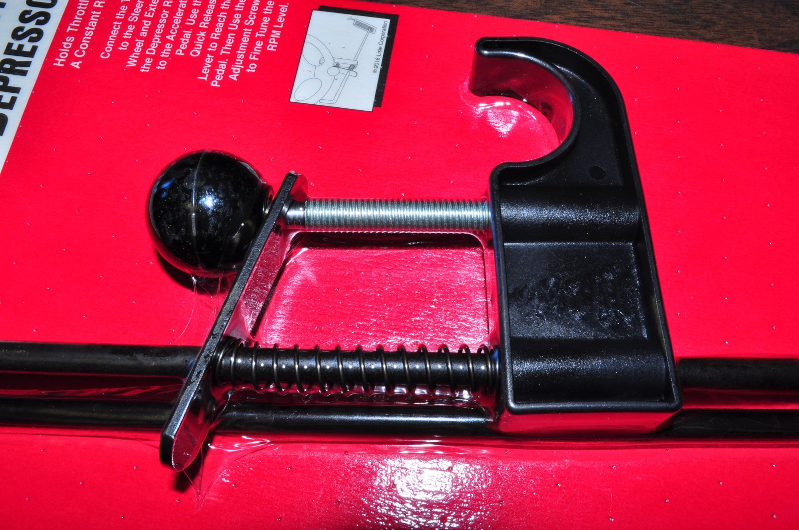 Throttle Pedal Depressor Holds Throttle at a Constant RPM Lisle 48700