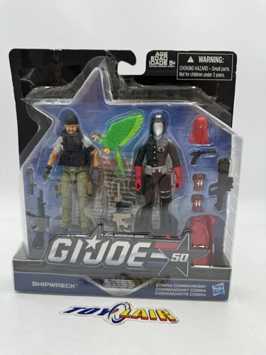 GI JOE 50th HUNT FOR COBRA COMMANDER Shipwreck/Cobra Commander! NIP! Hasbro
