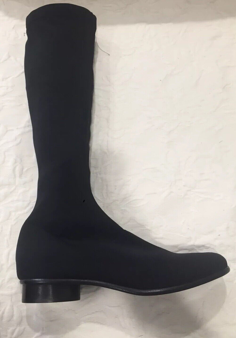 Anne Klein Vintage Black Elasic Knee High Boots S… - image 3