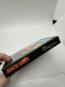 Mach Rider NES Nintendo Complete CIB 5 Screw Hangtab! RARE Near Mint!
