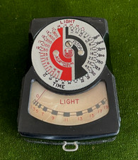 Vintage DeJur Model 5-B Exposure Meter with Leather Case