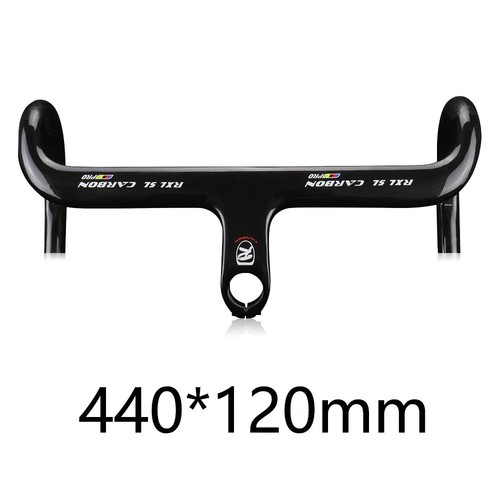 Full Carbon Fiber Road Gravel Bicycle Integrated Handlebar 28.6/31.8mm Drop Bar - Picture 36 of 48