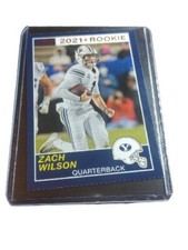 Zach Wilson 2021 Panini Chronicles Draft Picks Score #61 RC NY Jets PWE 
