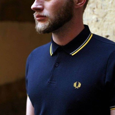 New FP Men's Short Sleeved Lapel Casual Business Short Sleeve Polo T-Shirts Tops