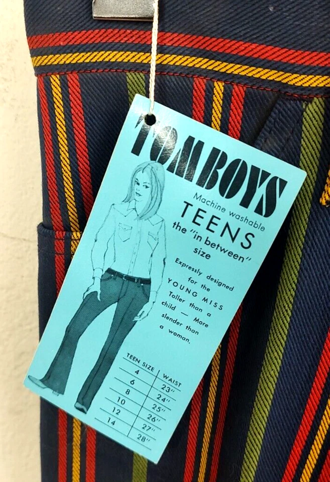 Jeans ocidental H Bar C Ranchwear Tomboys Teen 8 25'w x 30.5" boot cut multicolorido - Imagem 4 de 4