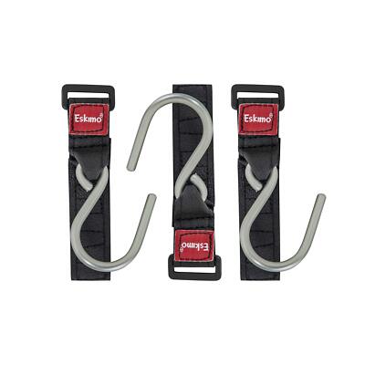 Alloy Steel 30611 Ice Shelter Coat Hooks Black Standard