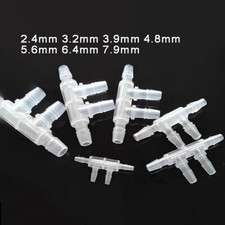 Plastic Hose Joiner Barbed 4 Way Splitter Connector Pipe Fitting Air Water Gas