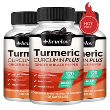 Turmeric Curcumin Plus Capsules - Joint & Muscle Support,Appetite Inhibitor
