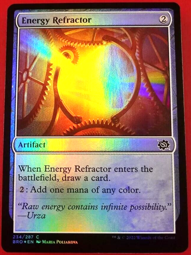 Energy Refractor | FOIL | The Brothers' War | MTG Magic
