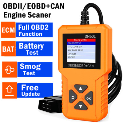 DN601 Pro KFZ OBD2 Diagnosegerät Auto Scanner FehlerAuslesegerät Batterietester
