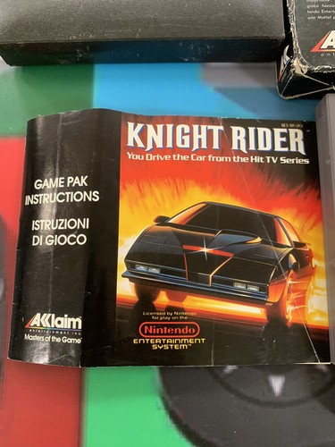 Nes Nintendo Knight Rider Pal Eng Mattel Complet - Photo 5/6