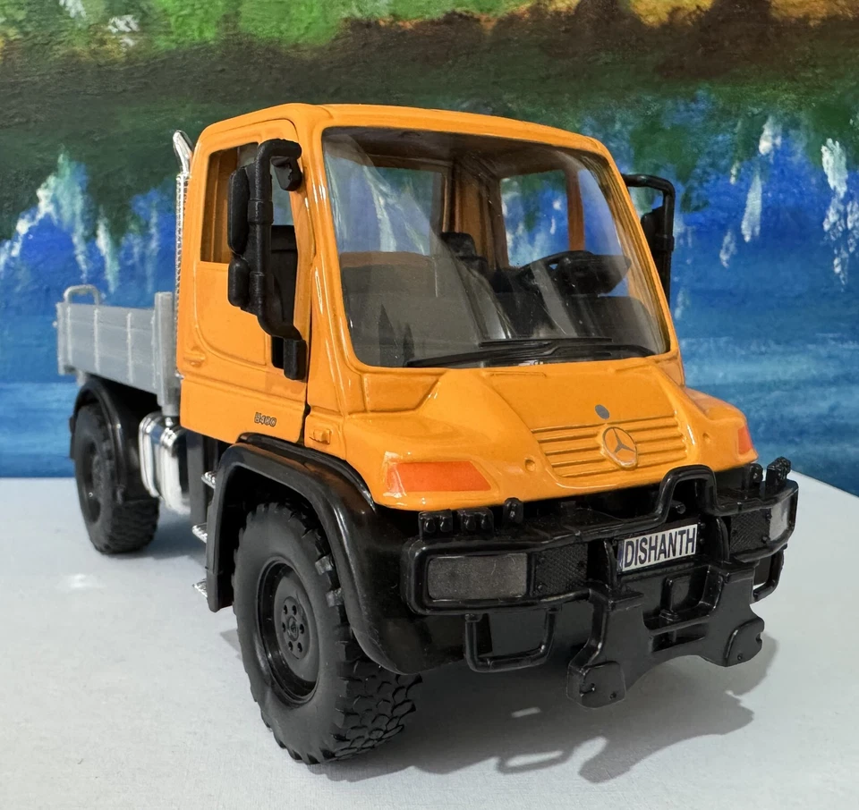 License Mercedes-Benz Unimog Truck 1:32 Diecast Model–Toy Gift for Kids & Adult - Image 2 of 4