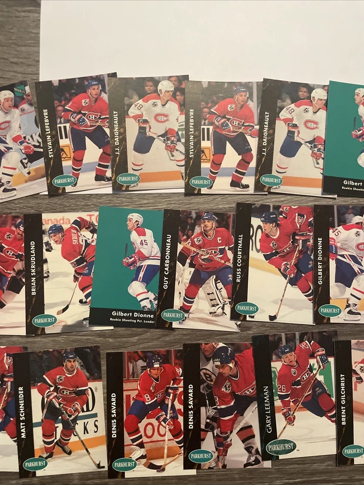 1992 Parkhurst Montreal Canadians 30 Card Lot, Hockey 🏒, Nhl - Image 3 of 4