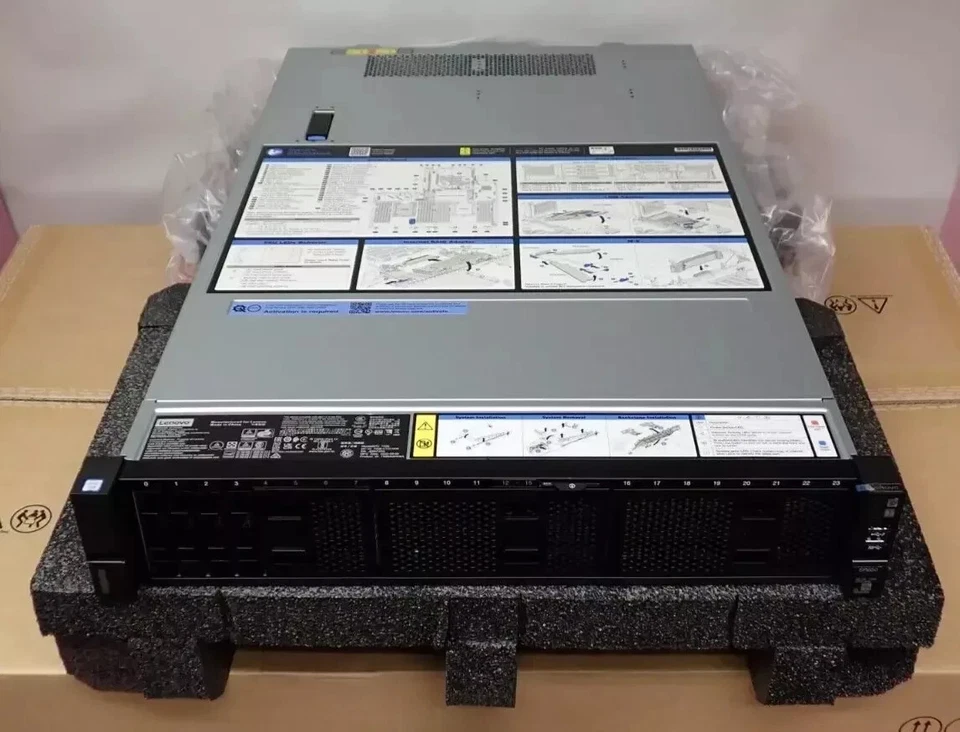 NEW Lenovo ThinkSystem SR650 8C Silver 4215R 32GB RAM 8x 2.5" Bay 2U Rack Server - Image 3 of 4