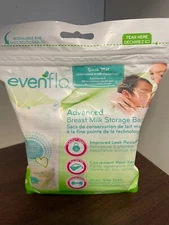 50ct 5oz Evenflo Advanced Breast Milk Storage Bags
